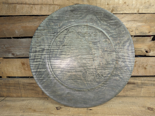 Colourful figured maple platter