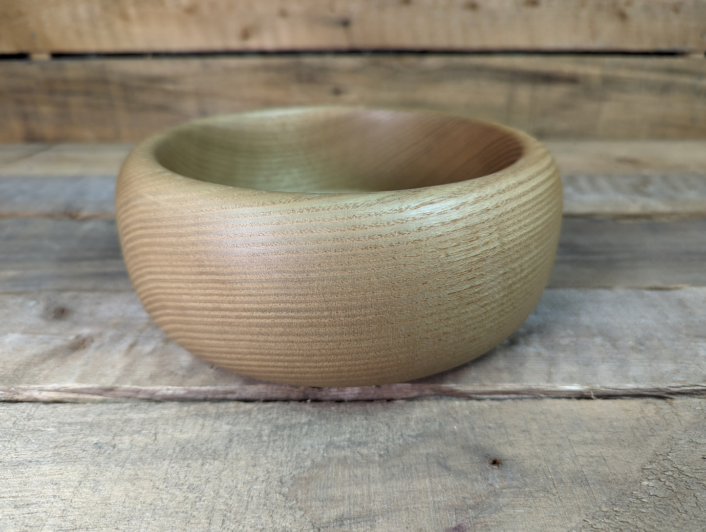 Chunky sassafras flat bottom bowl