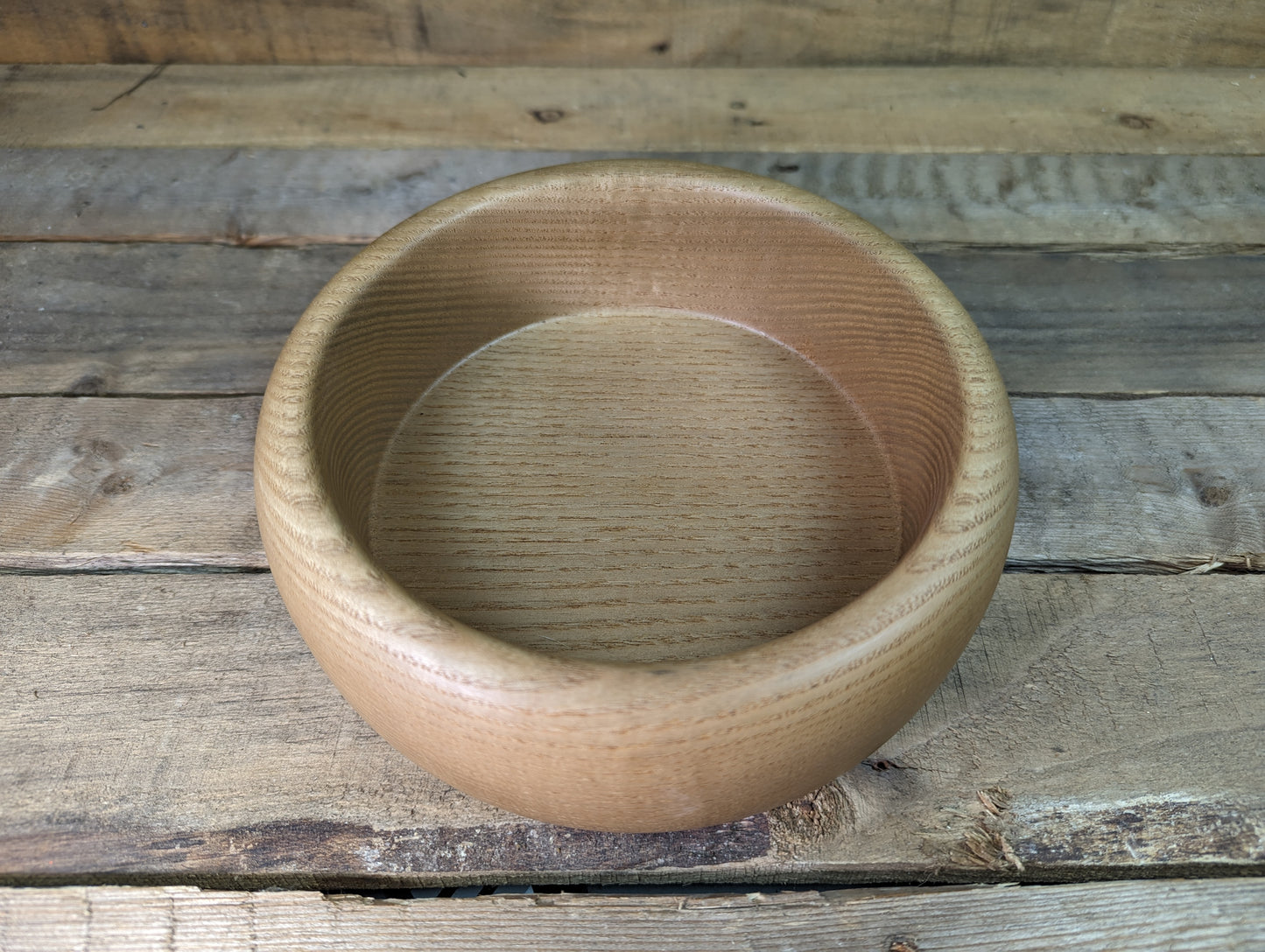 Chunky sassafras flat bottom bowl