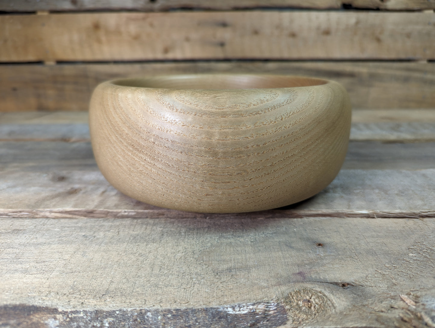 Chunky sassafras flat bottom bowl