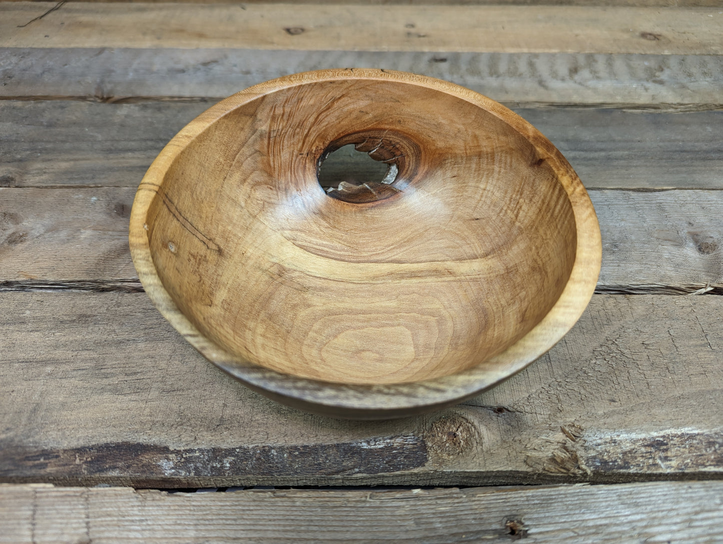 Rustic Maple Bowl 1