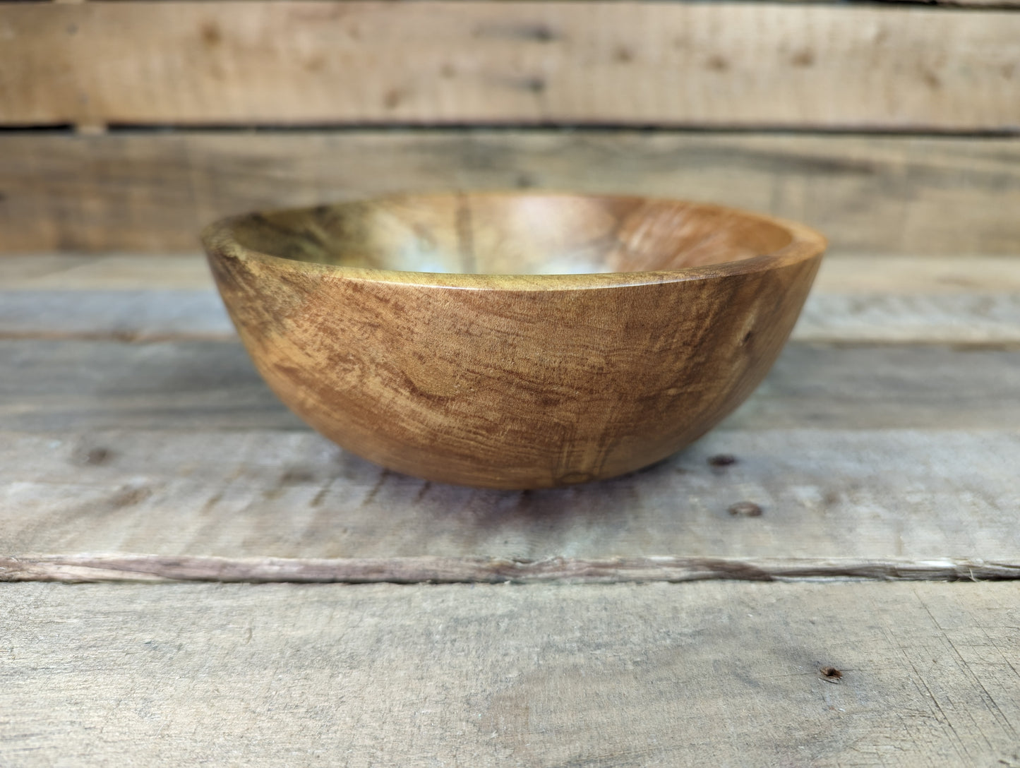 Rustic Maple Bowl 1