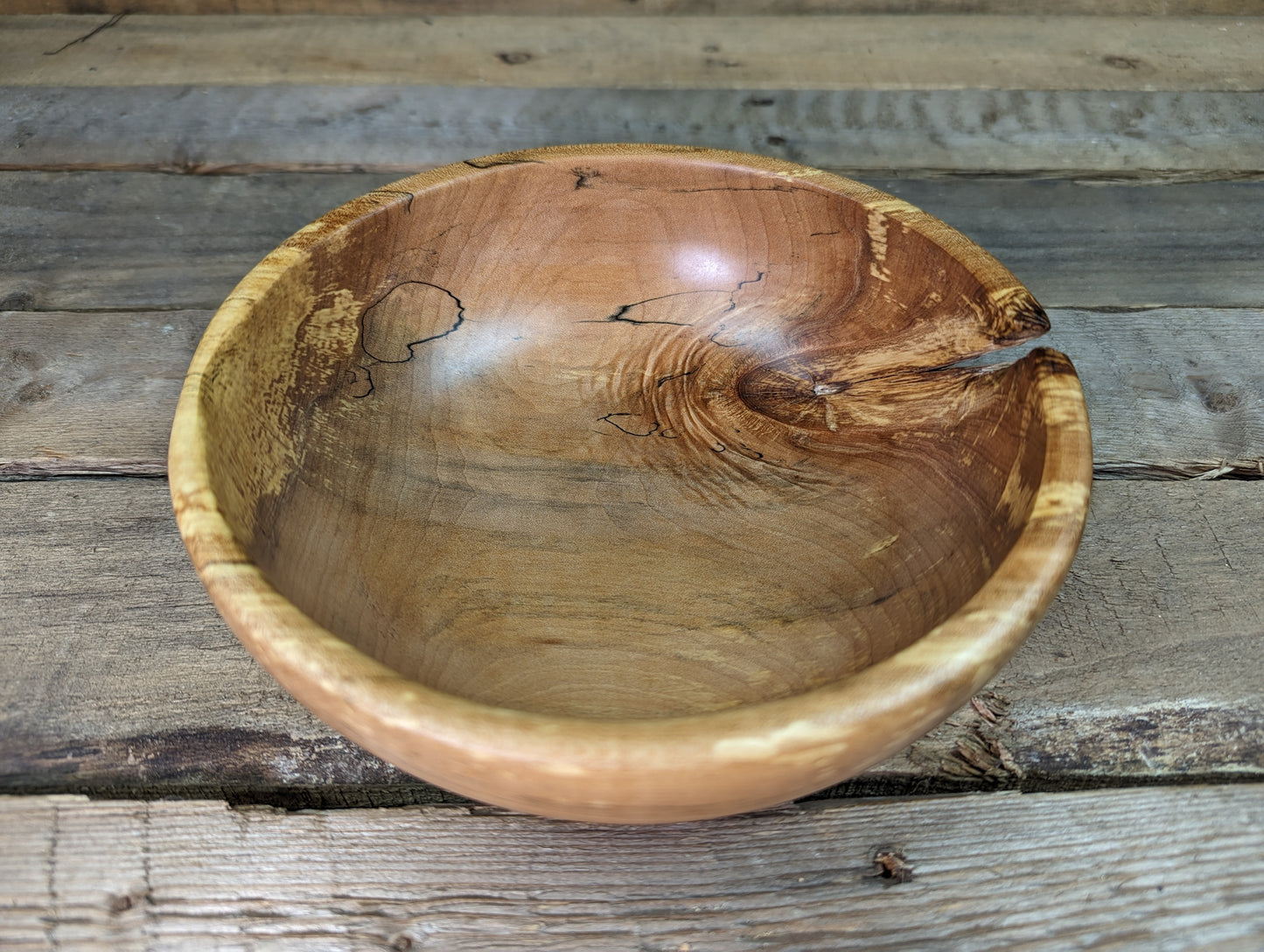 Rustic Maple Bowl 3