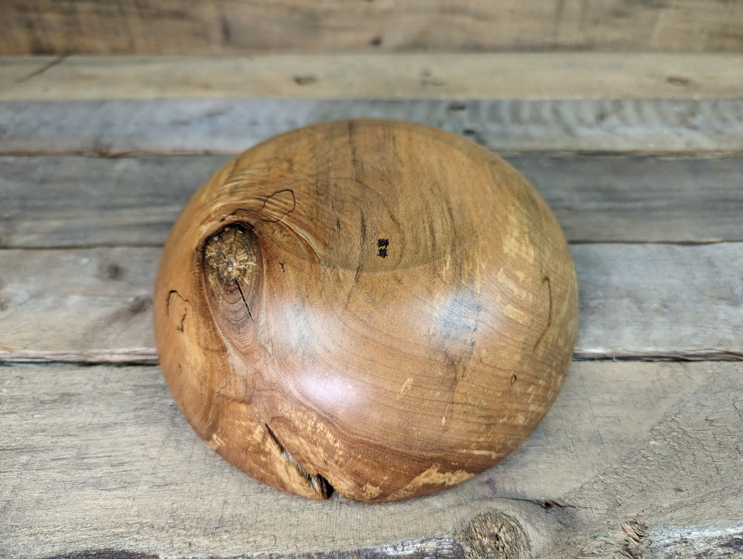 Rustic Maple Bowl 3