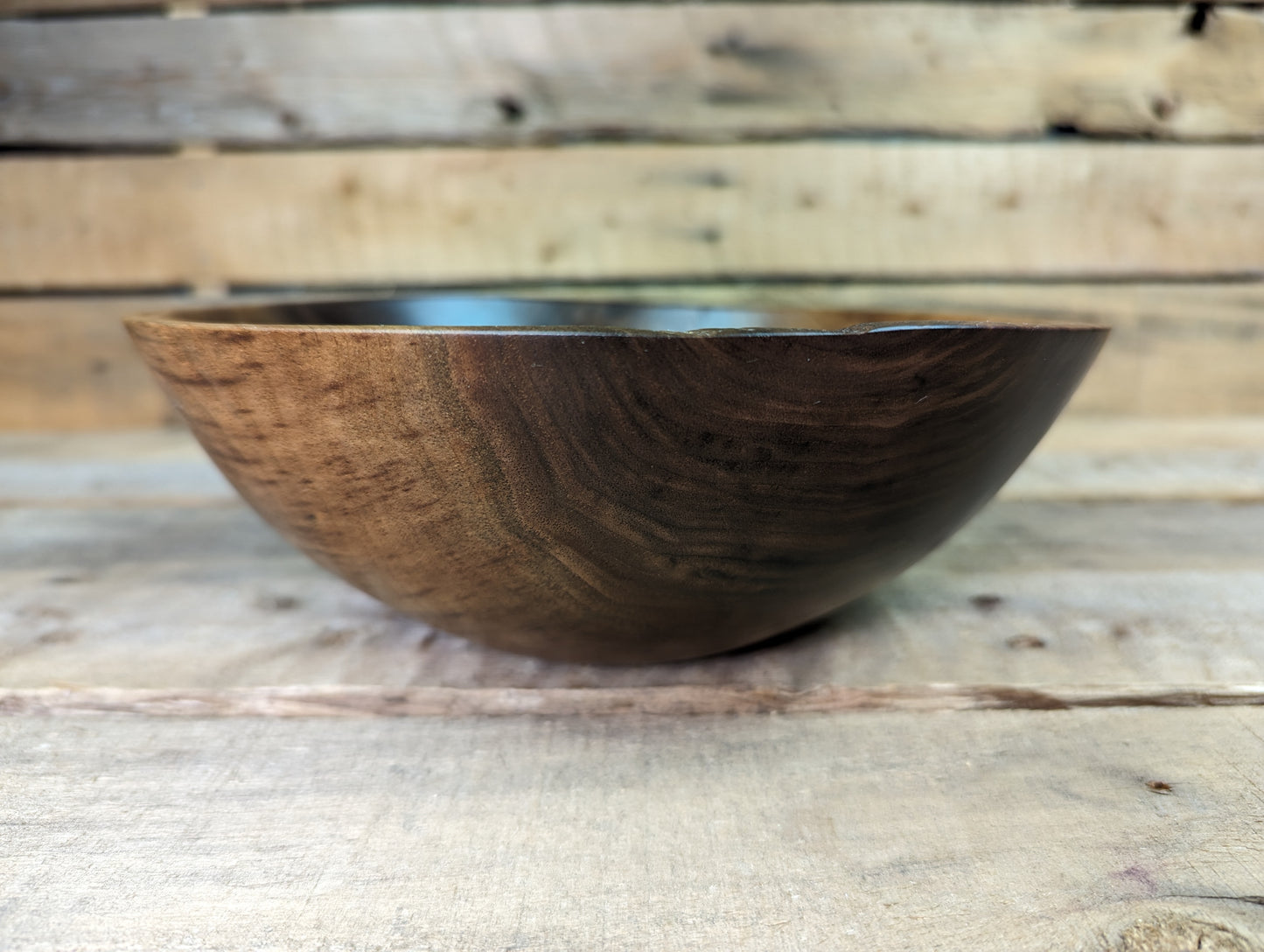 Rustic Black Walnut Bowl 3