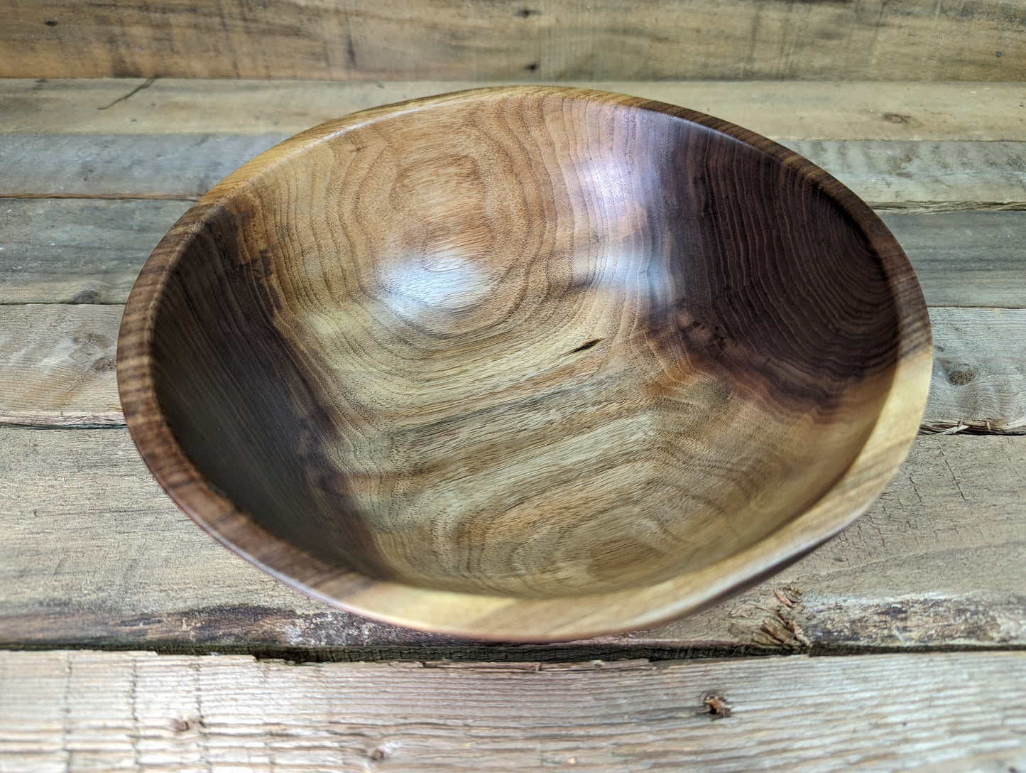 Rustic Black Walnut Bowl 4