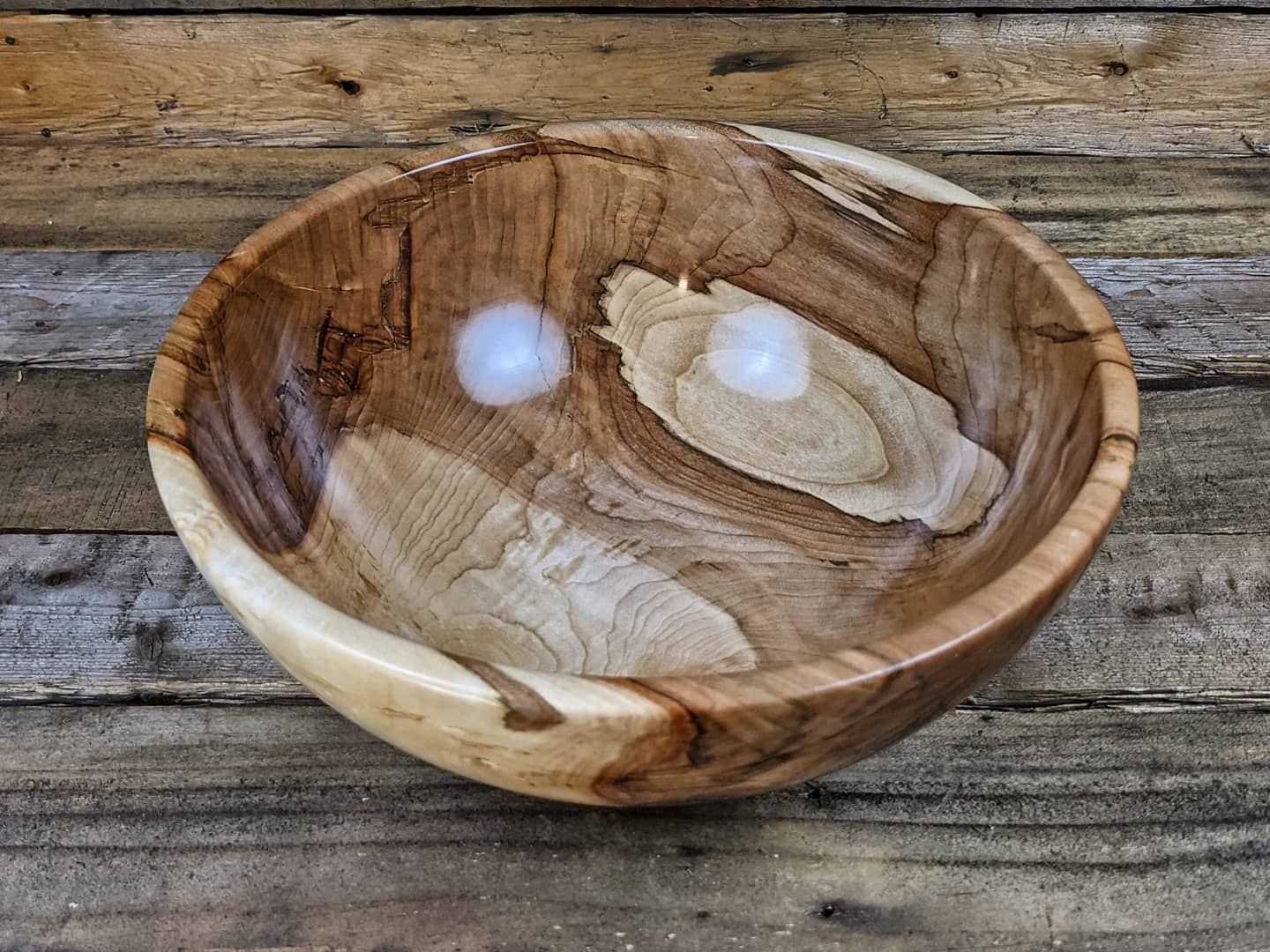 Decorative crab apple bowl