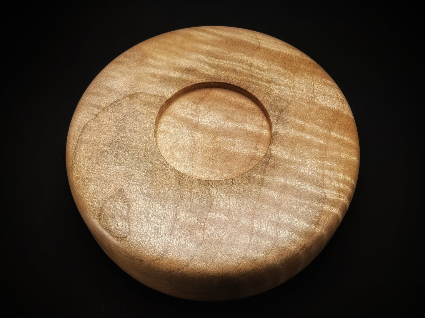 Small figured maple catch-all