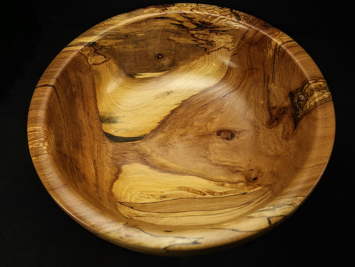 Spalted beech bowl
