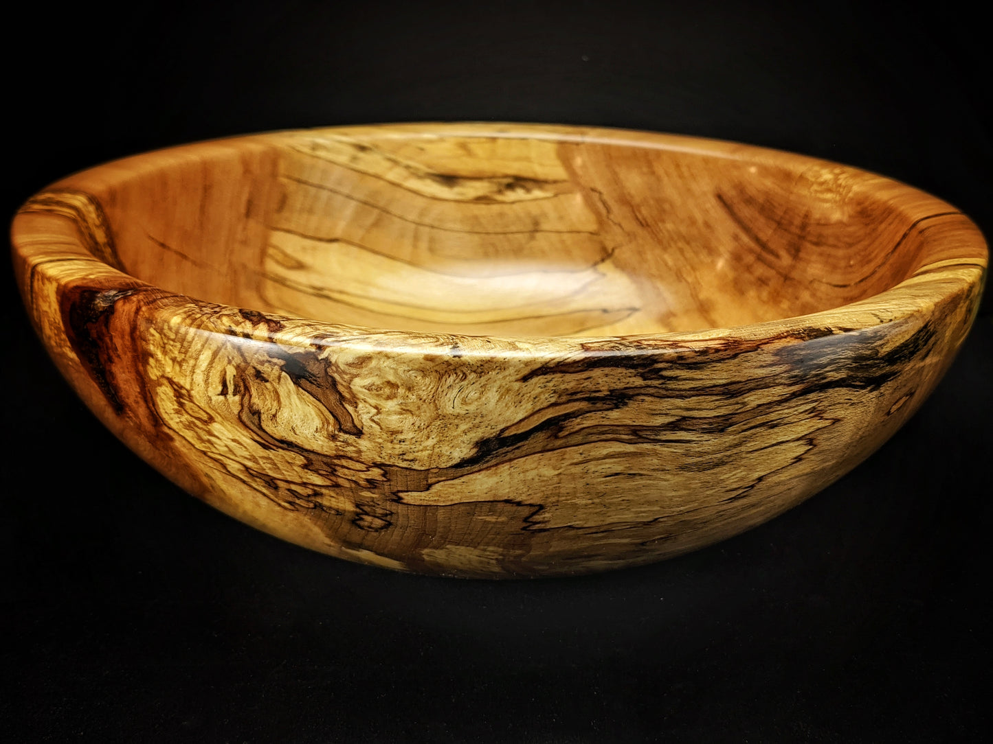 Spalted beech bowl
