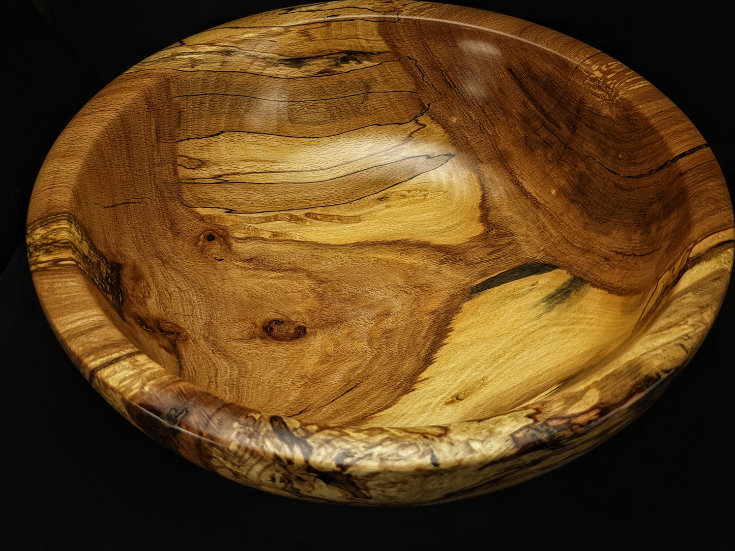 Spalted beech bowl
