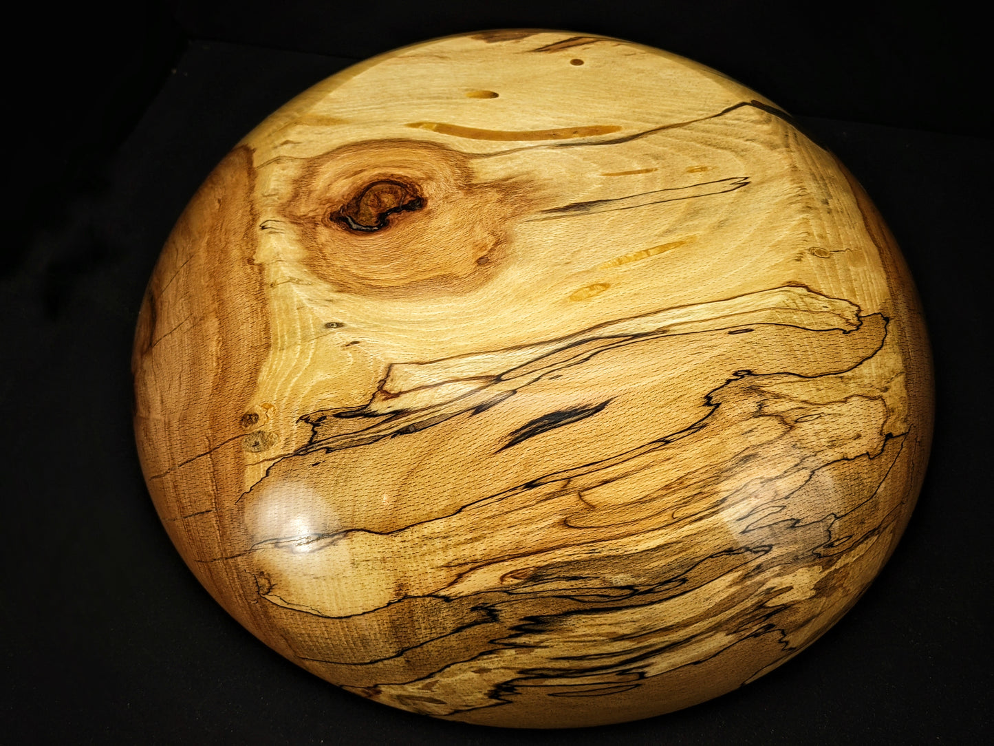 Spalted beech bowl