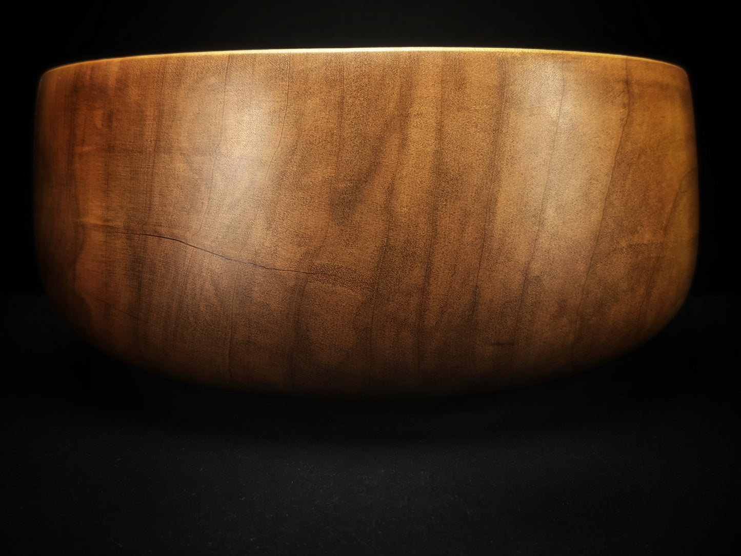 Silver maple snack bowl