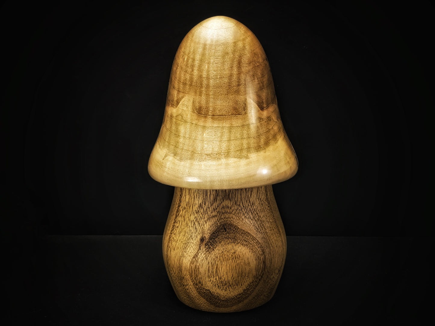 Crab apple and catalpa gnome home