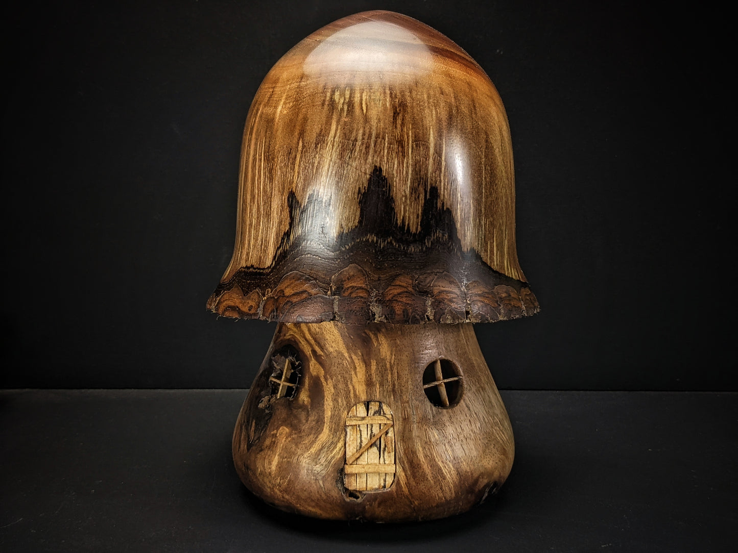 Black walnut gnome home