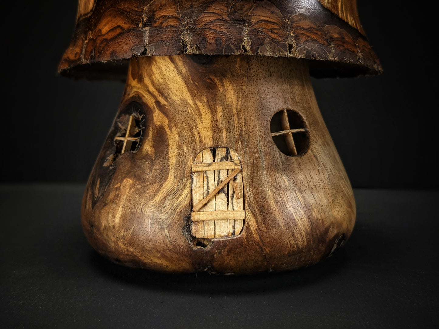 Black walnut gnome home