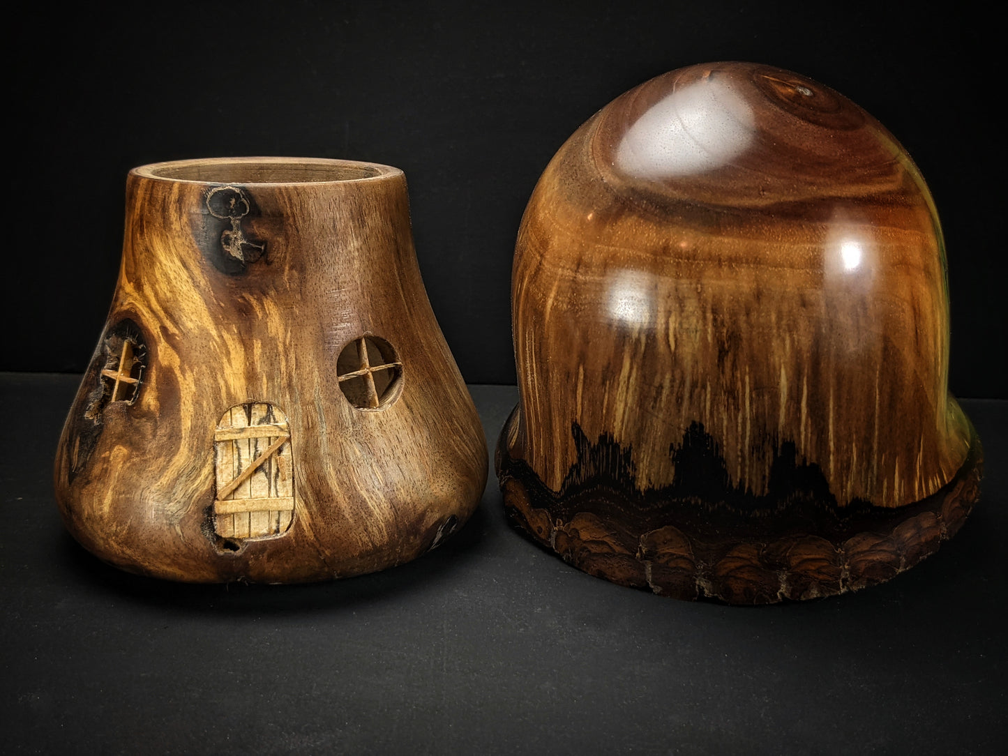 Black walnut gnome home