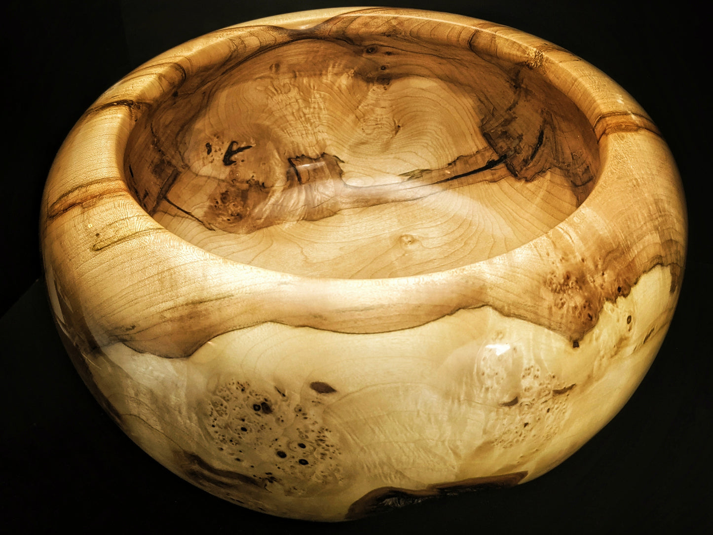 Large chunky crab apple bowl