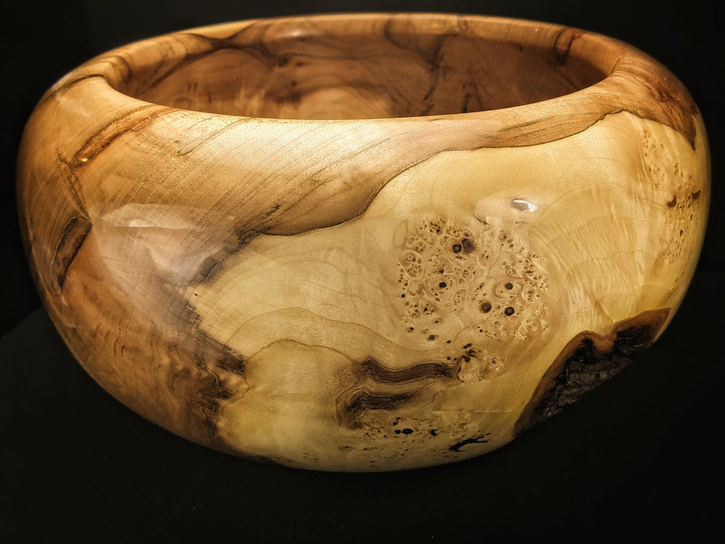 Large chunky crab apple bowl