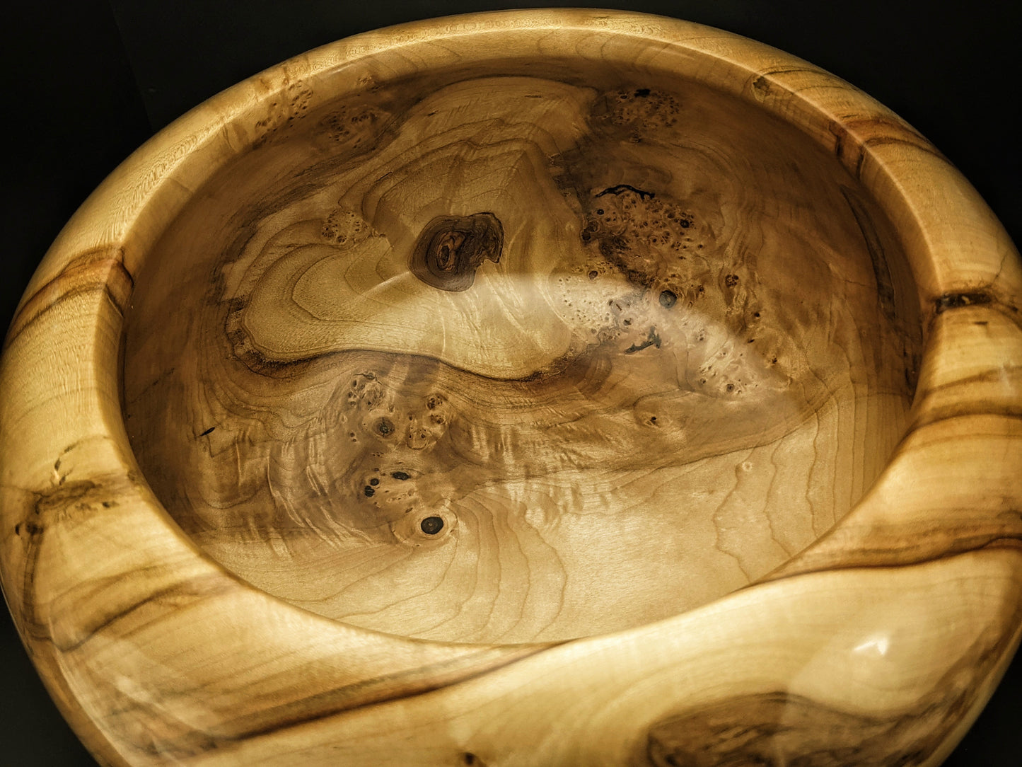 Large chunky crab apple bowl