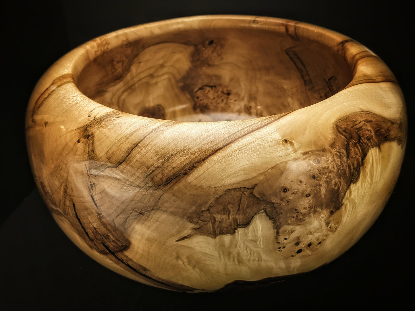 Large chunky crab apple bowl