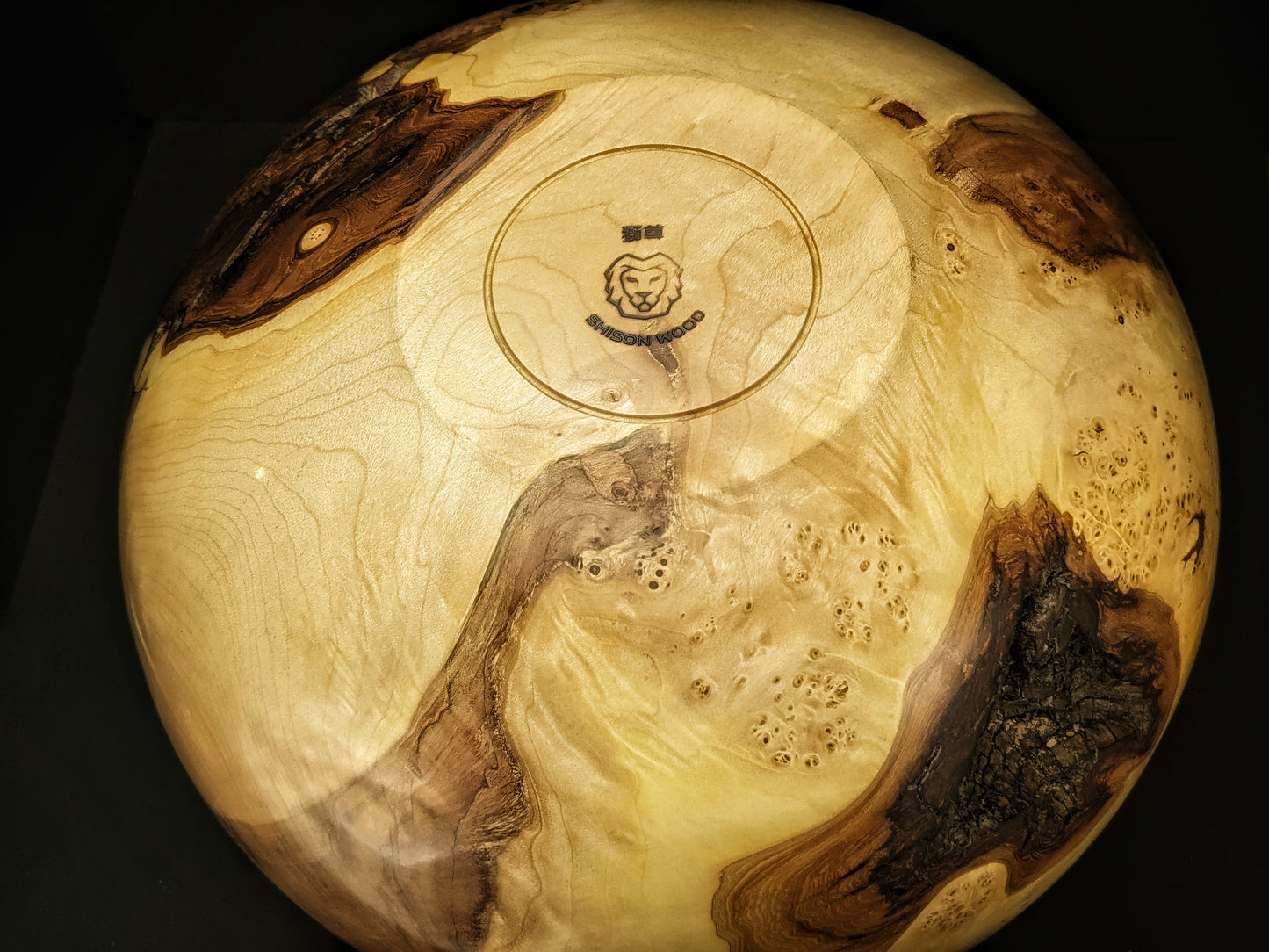 Large chunky crab apple bowl