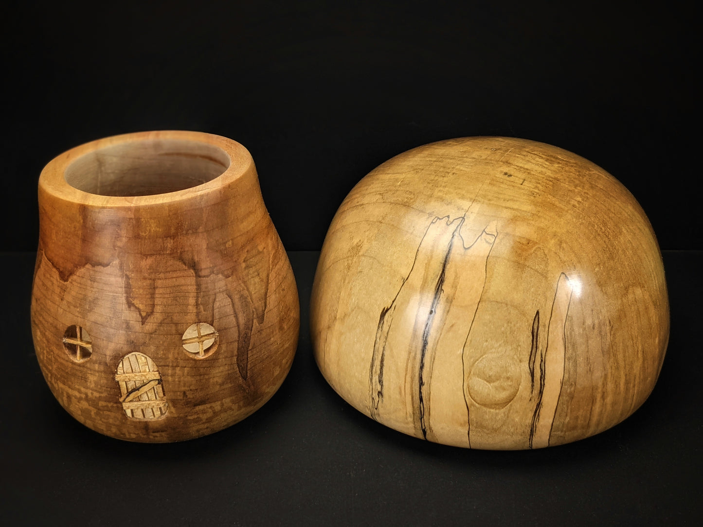 All spalted maple gnome home