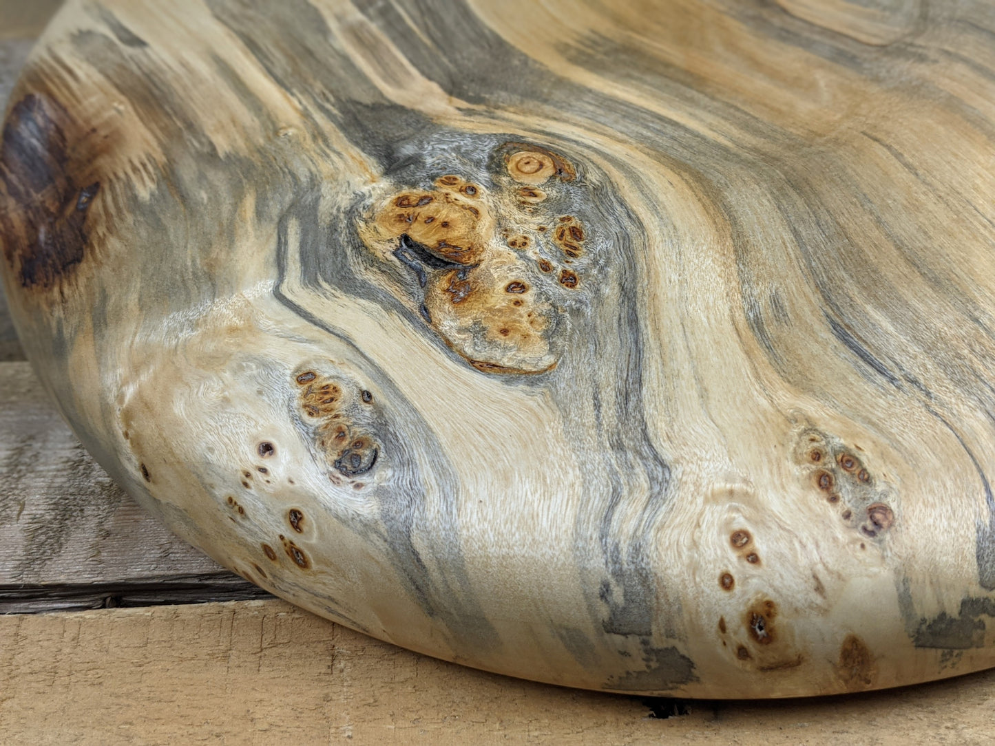 Mappa burl serving platter