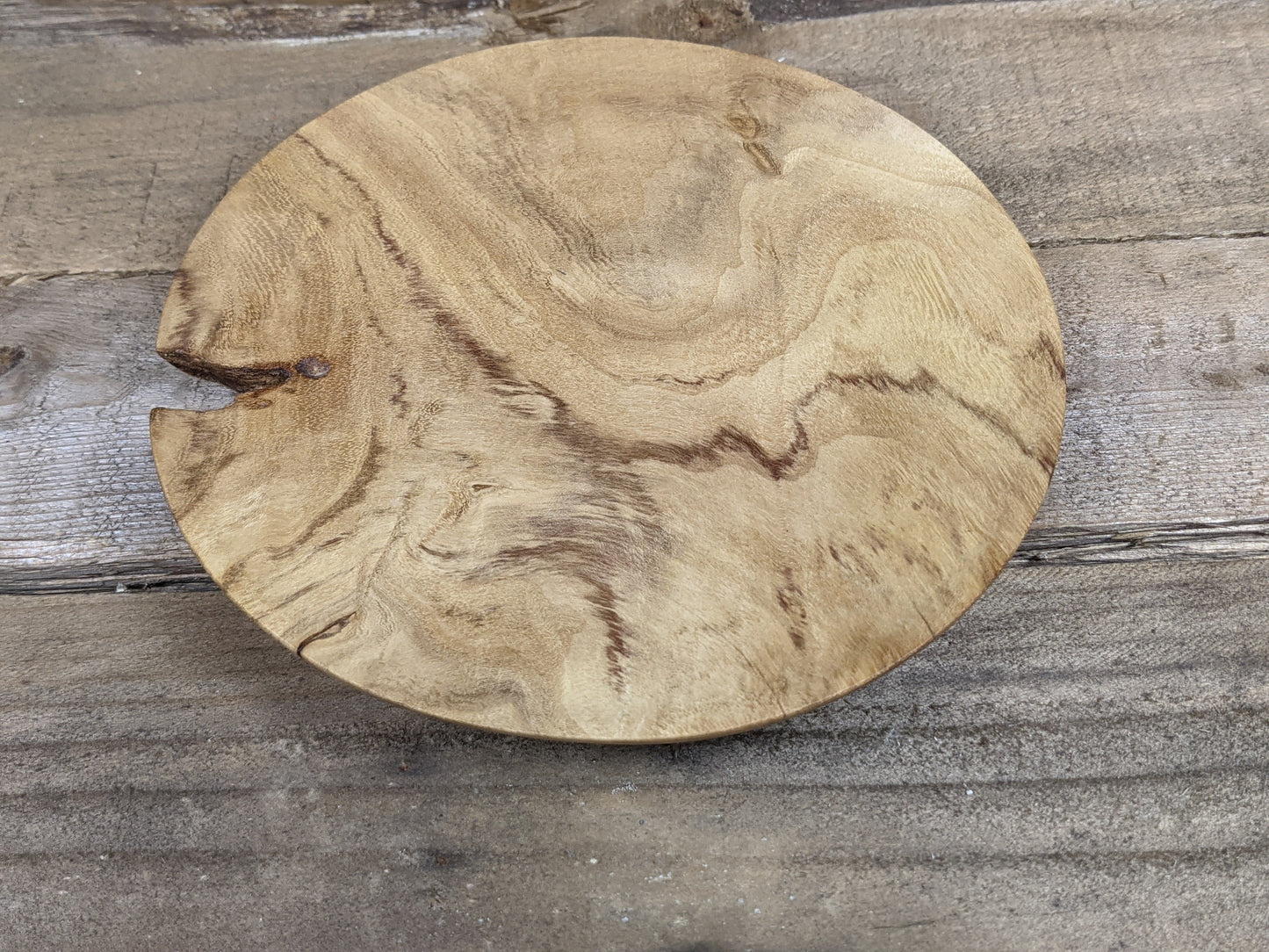 Worm kissed honey locust ring dish