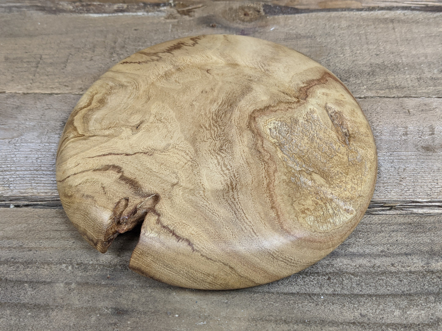 Worm kissed honey locust ring dish