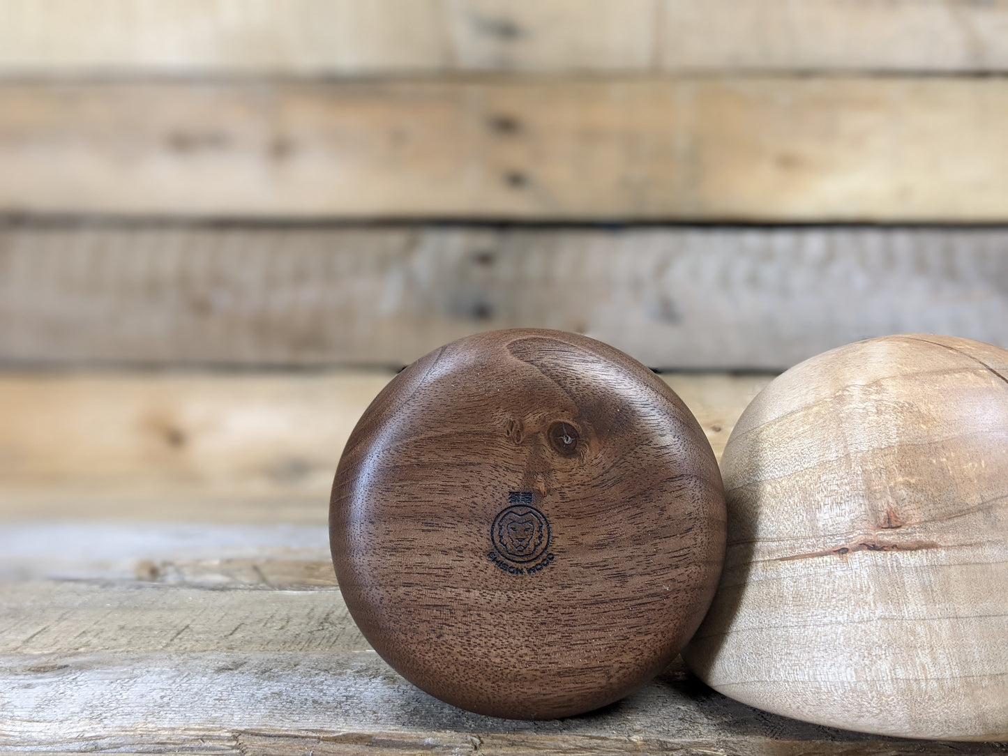 Classic Silver Maple and black walnut gnome home