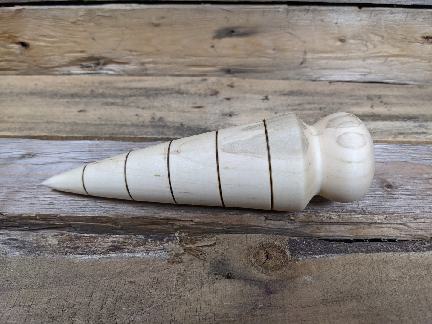 Crab apple garden dibber