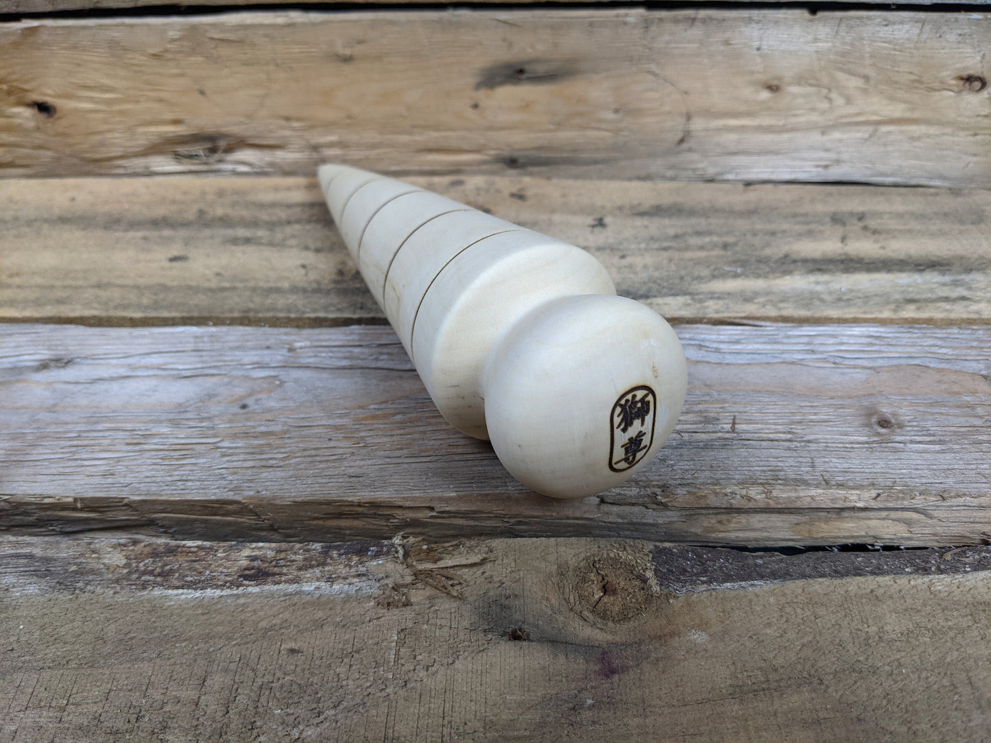 Crab apple garden dibber