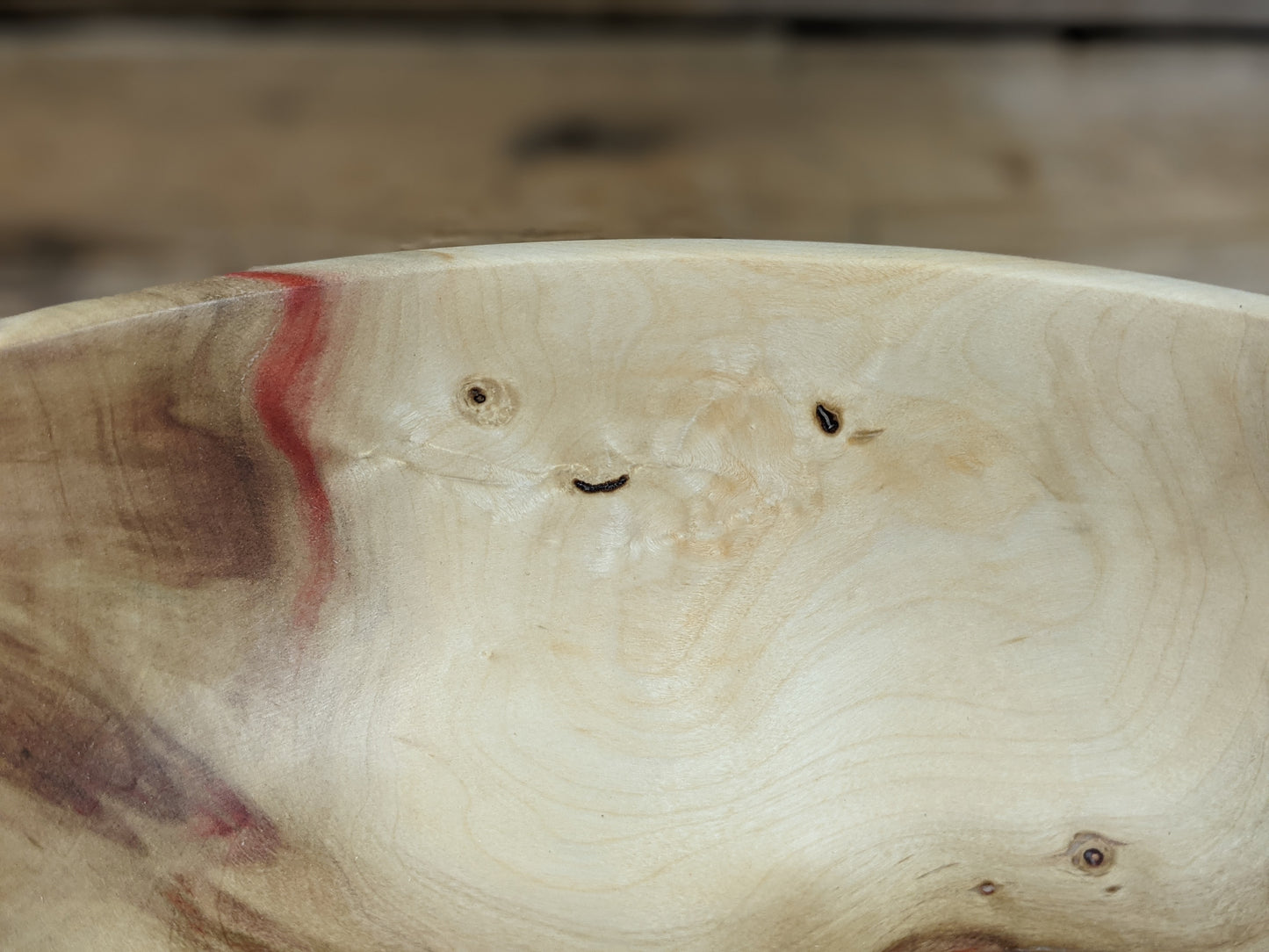 Box elder beaded bowl