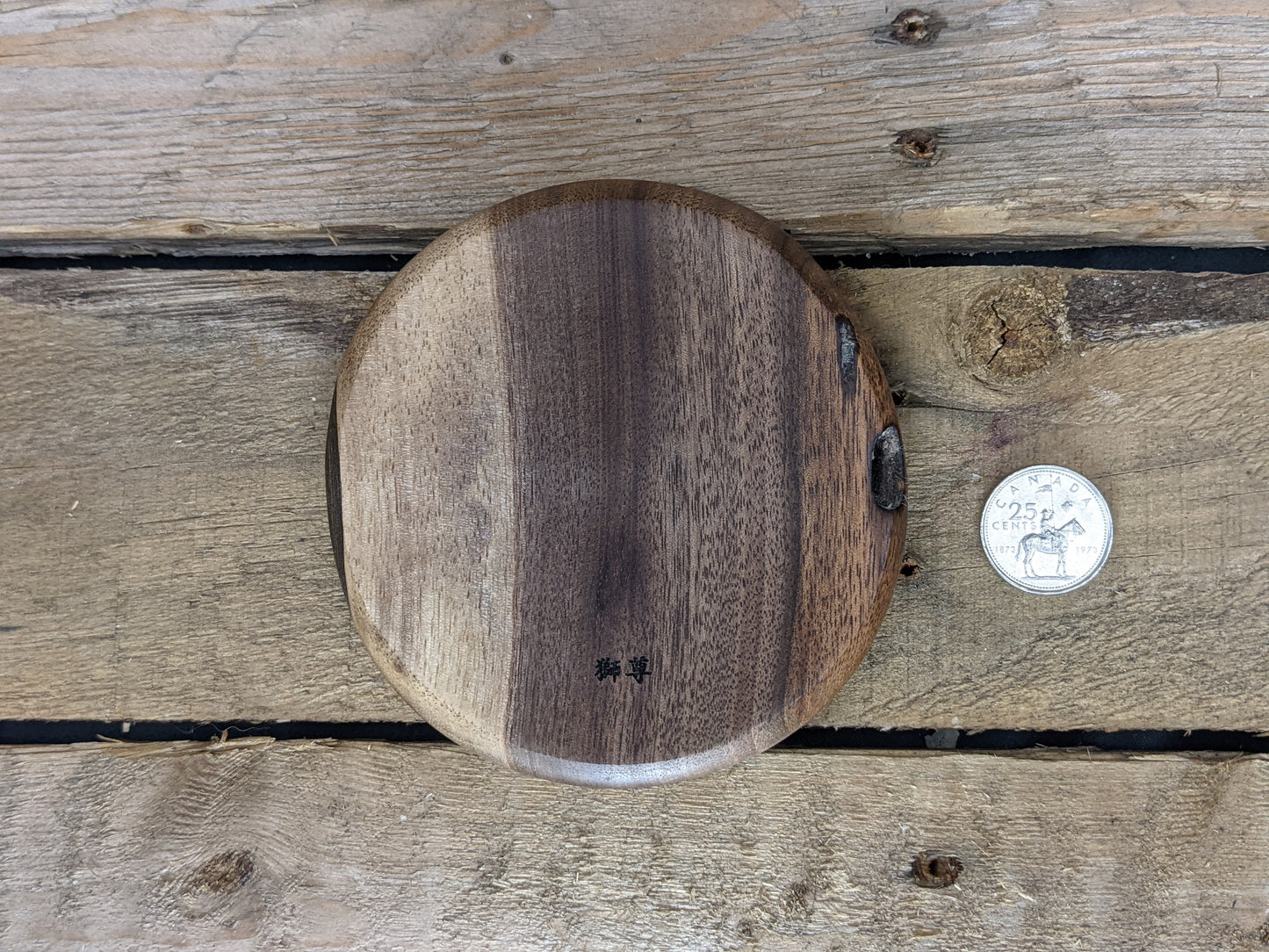 Black walnut ring dish