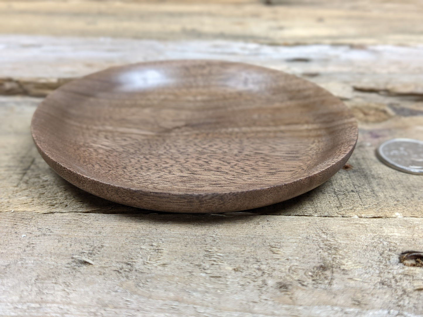 Black walnut ring dish