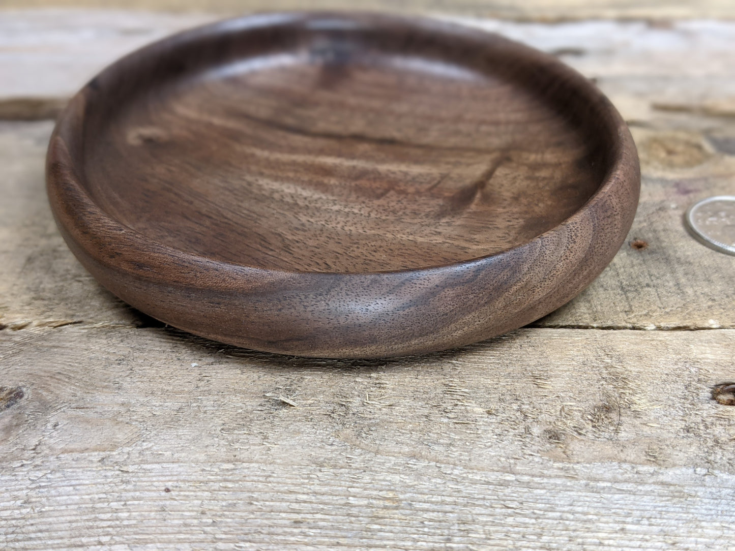 Black walnut ring dish