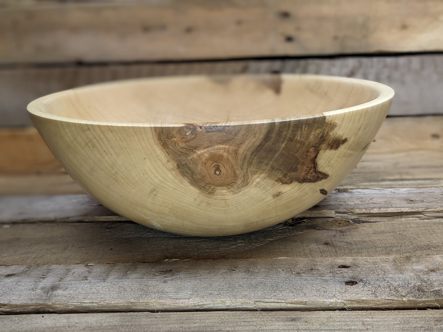 Large ambrosia maple salad bowl