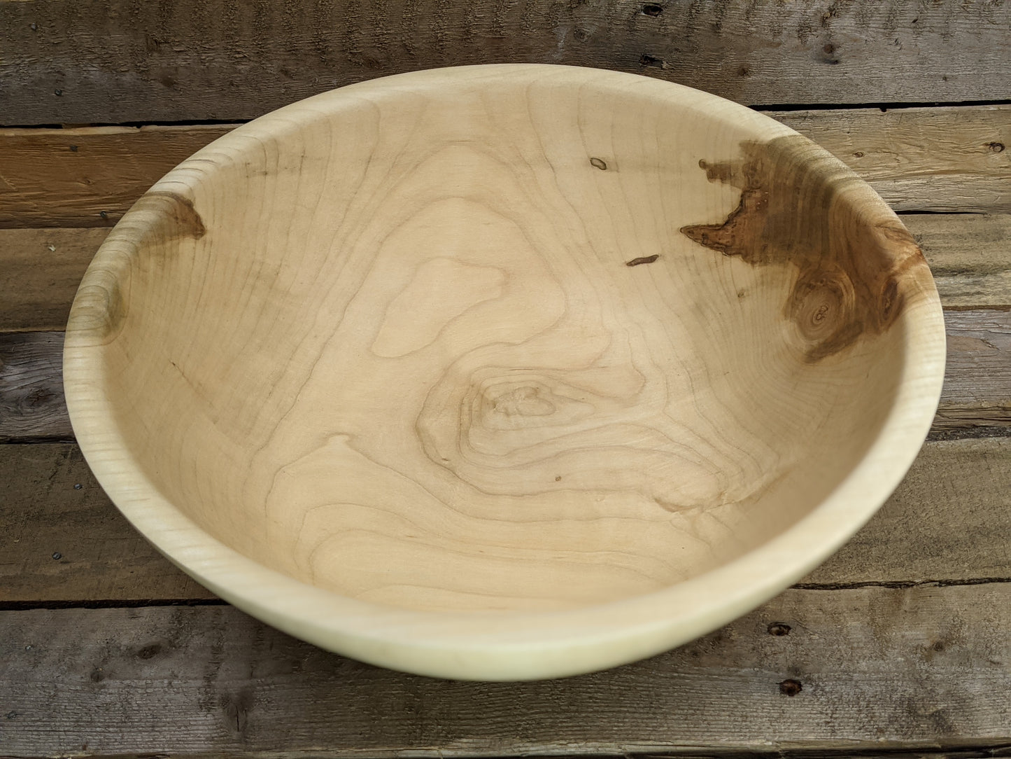 Large ambrosia maple salad bowl