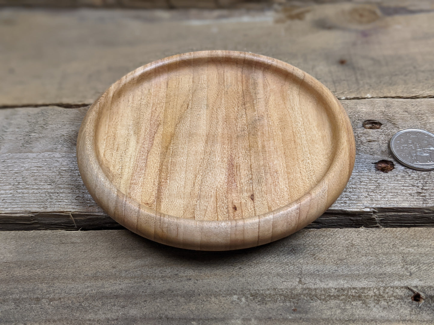 Colourful birch ring dish