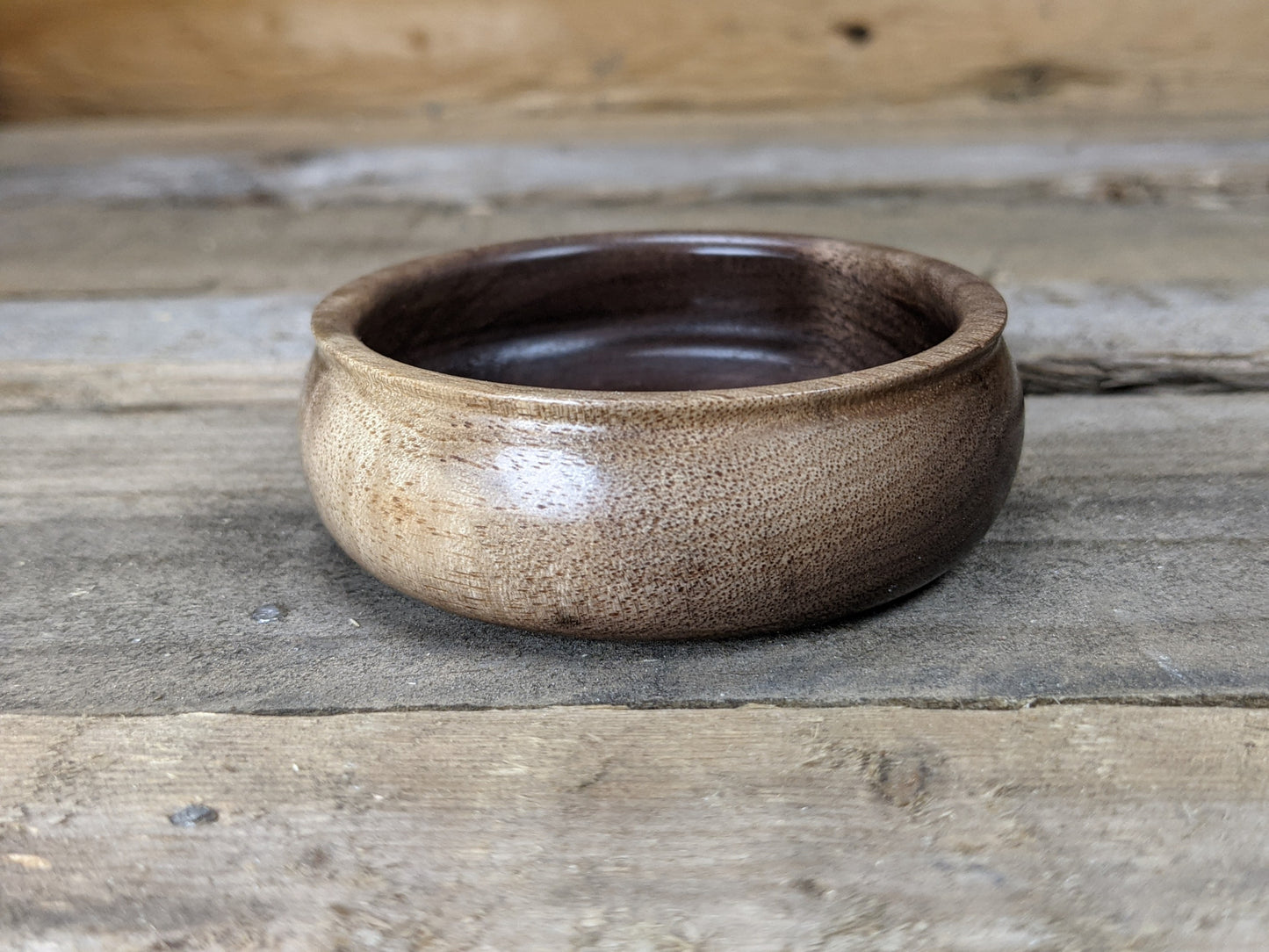 Black walnut salt throw