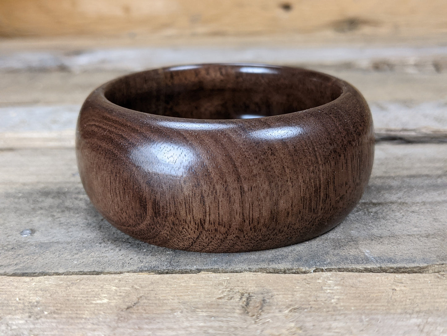 Black walnut salt throw