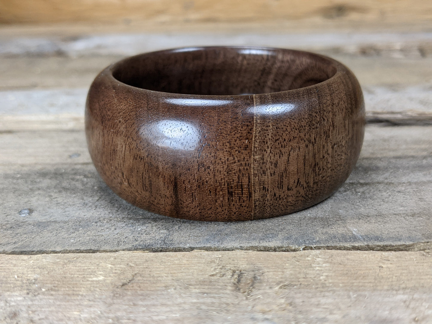 Black walnut salt throw