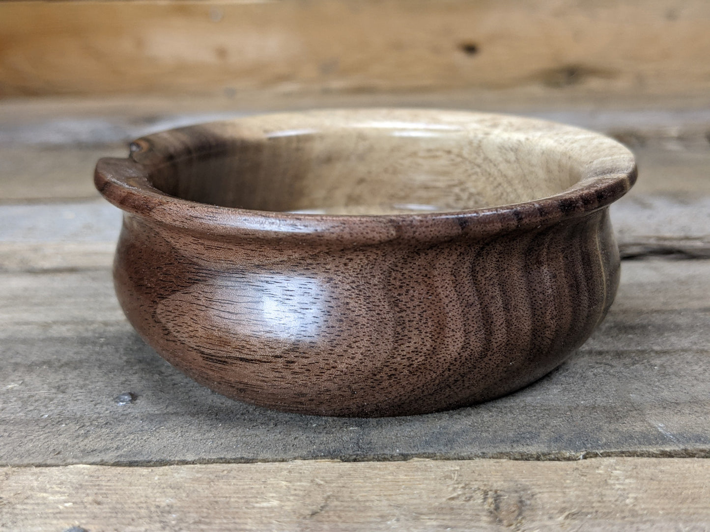 Black walnut salt throw