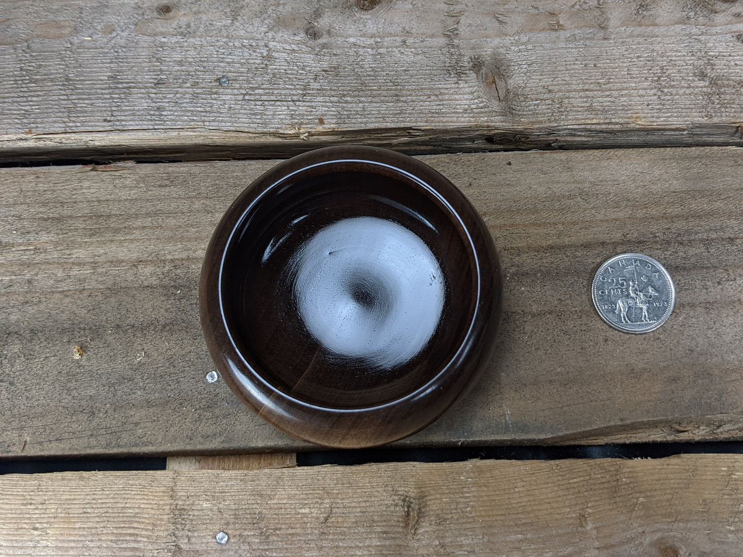 Black walnut salt throw