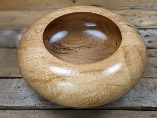 Spalted ambrosia maple decorative bowl