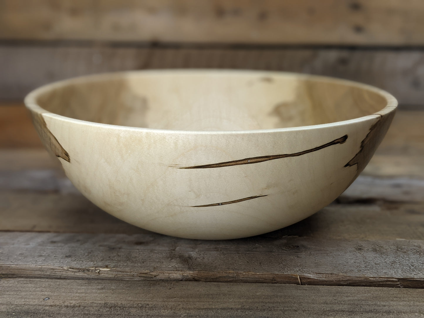 Large ambrosia maple salad bowl