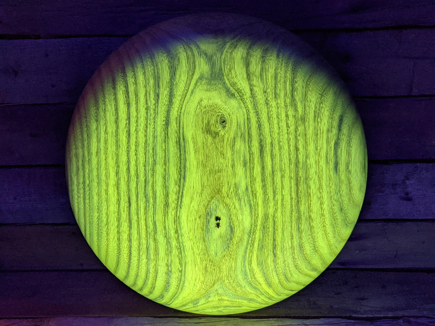 Large flat bottomed honey locust serving dish
