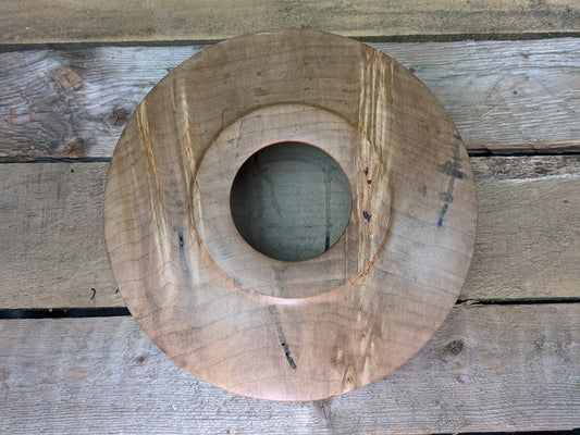 Silver maple hollow form