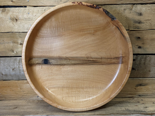 Natural edge serving dish